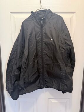 Nike Black Full-Zip Windbreaker Jacket